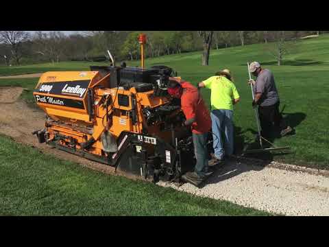 Premier Paving - Asphalt removal and construction of new golf cart paths.