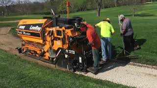 Premier Paving - Asphalt removal and construction of new golf cart paths.