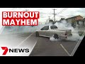 Dangerous hoon causes burnout chaos in coolaroo  7news