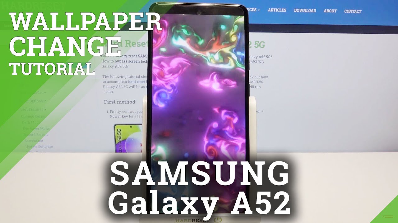 SAMSUNG Galaxy A52 Magic Fluids Live Wallpaper - YouTube