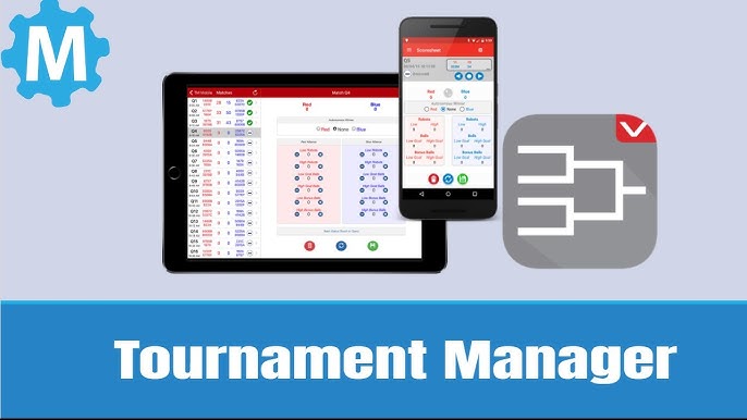 The Tournament Manager Software running in a computer lab for the CIG