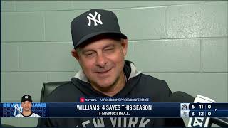 Aaron Boone on pitching challenges