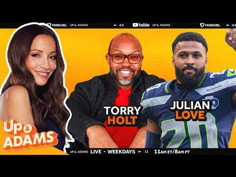 Seahawks Julian Love & Rams Legend Torry Holt join Up & Adams Show