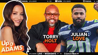 Seahawks Julian Love &amp; Rams Legend Torry Holt join Up &amp; Adams Show with Kay Adams!