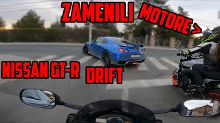 Fuking Riders i ja Zamenili motore  Nissan GT-R Drift i Pun Gas sa R6  *najjaci vlog*
