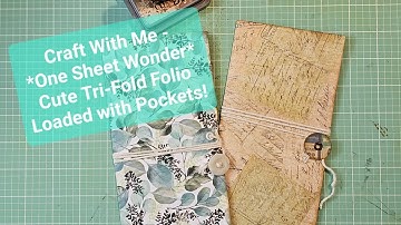 Tutorial How-To Make A Loaded Junk Journal Ephemera Folio