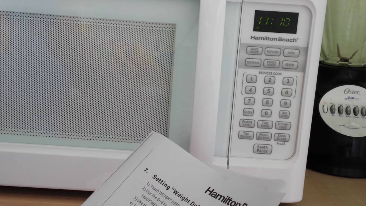 Hamilton Beach Microwave Oven How to use P100N30ALS3B 