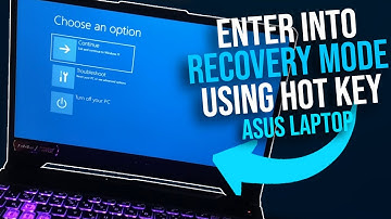 Asus - How to enter Windows recovery from BOOT using Hot Key - Windows Recovery Mode