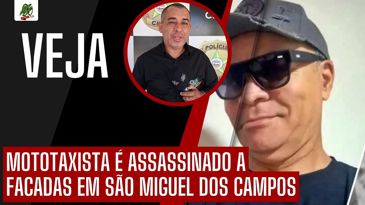 MOTOTAXISTA É ASSASSINADO A FACADAS EM SÃO MIGUEL DOS CAMPOS