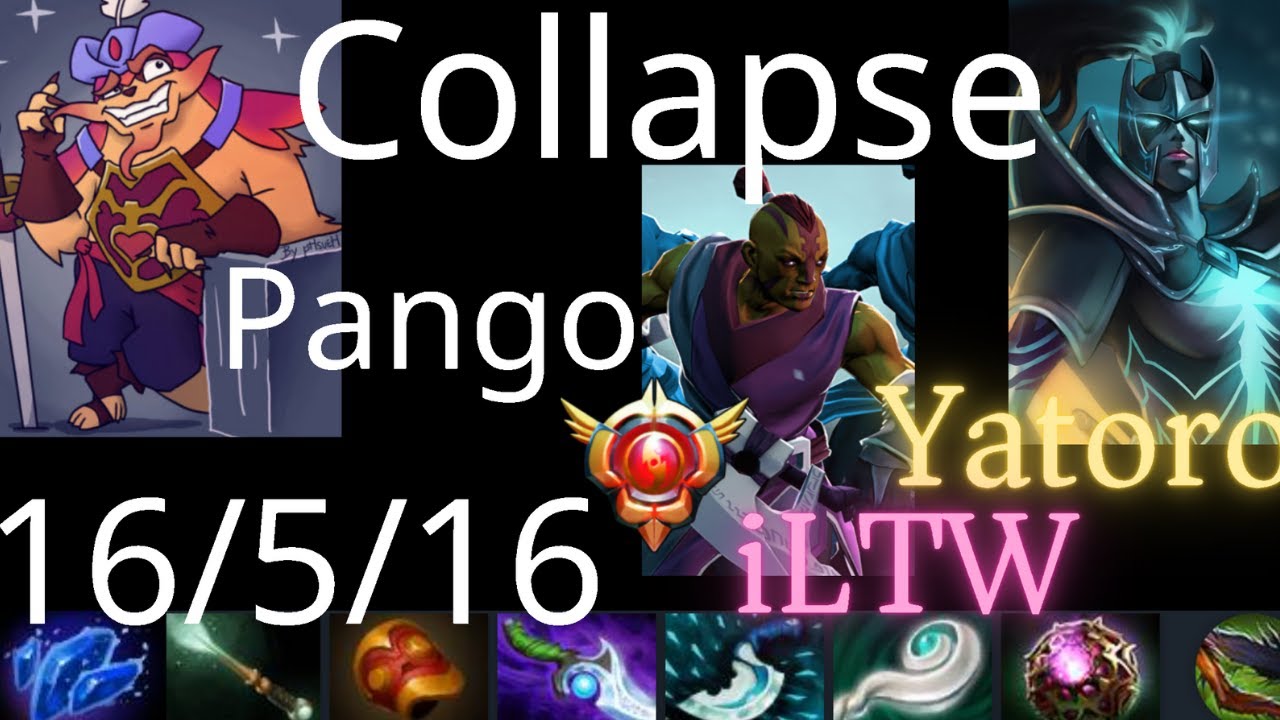 Collapse Pangolier vs Yatoro Pa, Storm, Clockwerk, Void, Primal Beast - dota2