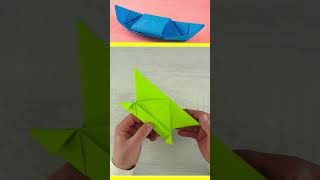 Бумажная лодка с крышей / Поделки из бумаги  / Оригами