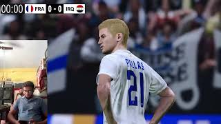PES 2021 Season Update 2026 | France 🇫🇷 vs Iraq 🇮🇶 | FIFA World Cup 2026 Simulation Gameplay screenshot 2