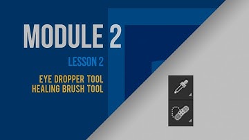 FREE Adobe Photoshop CS6 Tutorials - Eye dropper, healing and brush tool