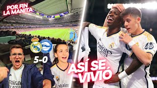 EXPERIENCIA REAL MADRID COMPLETA 🔥 REAL MADRID 5-0 ALAVÉS: Así se vivió en NUEVO ESTADIO BERNABÉU