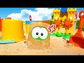 Ам Ням и прятки в песочнице! Игры и развивающее видео про игрушки Om Nom