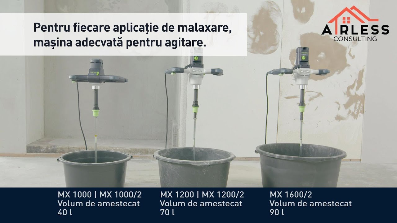 Malaxor material Festool - usor si rapid de utilizat