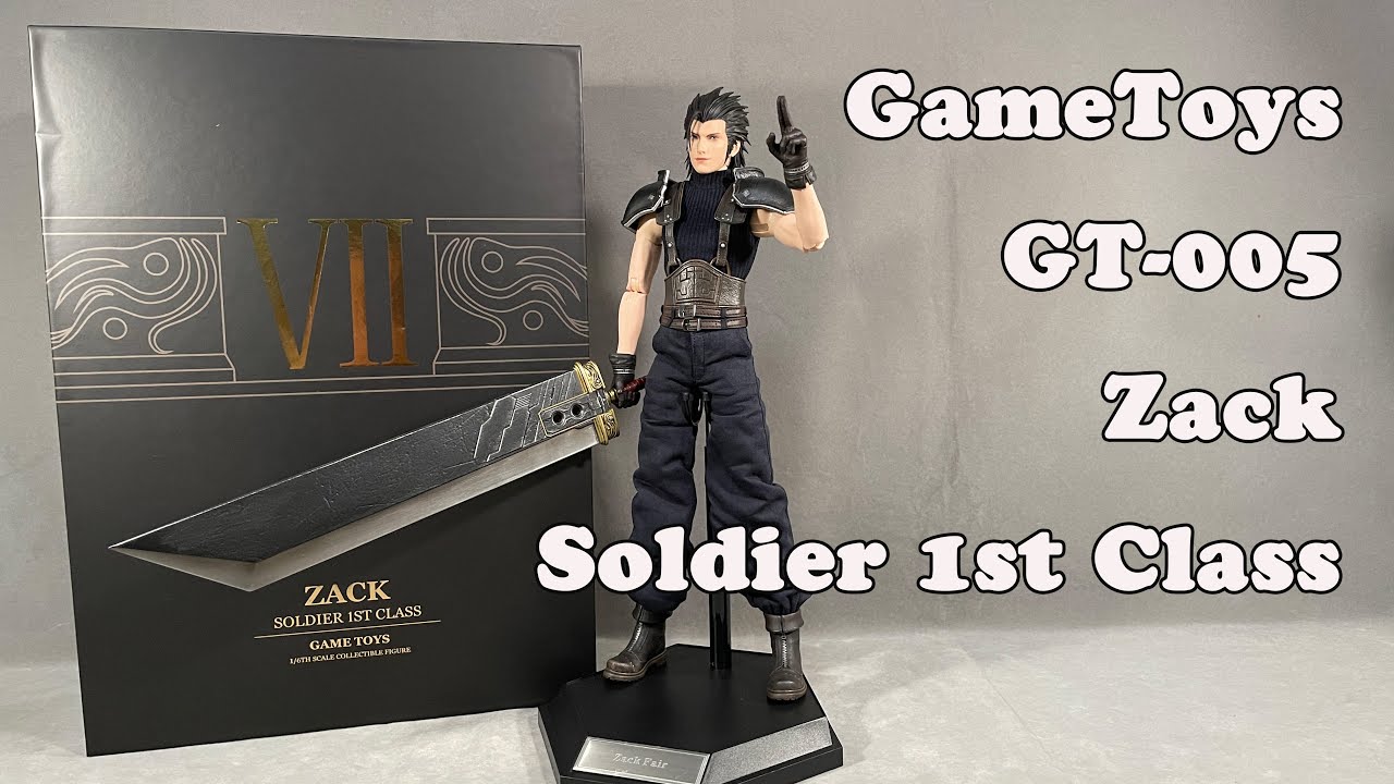ToysBoxing 玩具開箱] GameToys GT 005 Zack Soldier 1st Class - YouTube