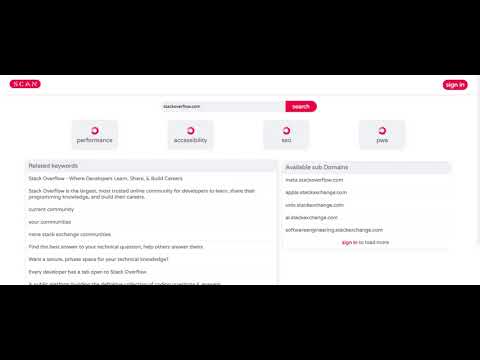 Nodejs SEO web scraping project