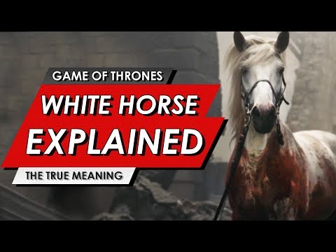 Game Of Thrones: White Horse Explained | The True Meaning Behind Arya's Ending |