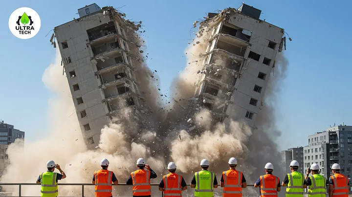 Extreme Dangerous Building Demolition Compilation | Amazing Dangerous Crane Operator Skills #17