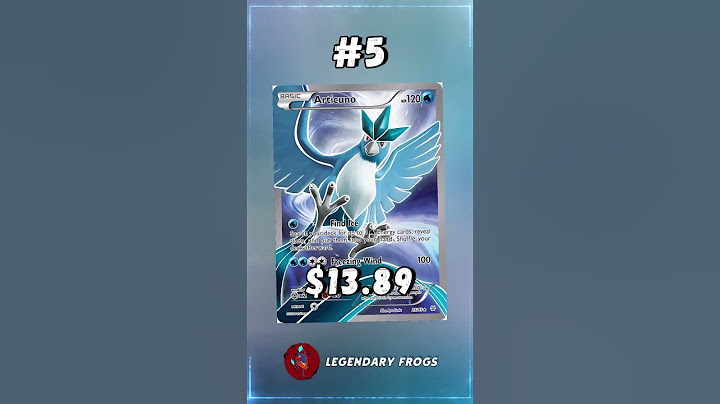 Top 5 Articuno Full Art Pokemon Cards