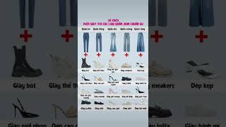 Tips phối giày với quần jeans hợp thời trang #outfitideas #quanxinh #review #phoidoxinh #thoitrangnu