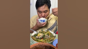 Cơm quê 2 món cá rô kho tiêu và nấu canh chua | thánh sầu đâu