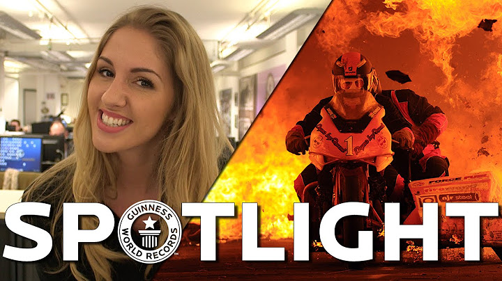 SPOTLIGHT - Longest motorcycle ride through a tunnel of fire