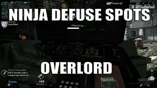 Overlord Ninja Defuse Spots | Call of Duty Ghosts Guide