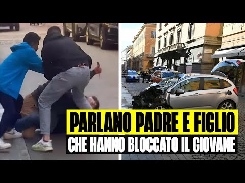 Video AUTO SU FOLLA A MODENA: PADRE E FIGLIO CHE HANNO DISARMATO EL KOUDRI.GLI ABBIAMO TOLTO IL COLTELLO
