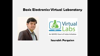 Lab 8 Full Wave Rectification using capacitor Practical using Basic Electronics Virtual Lab