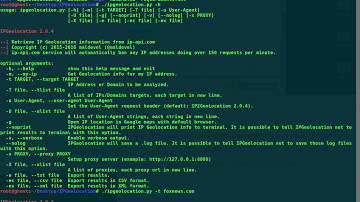 how to find an ip or domains location using ipgeolocation on kali linux