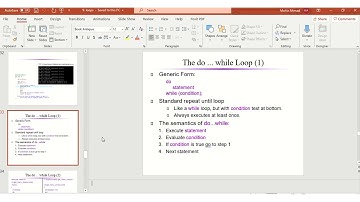 Do while loop and palindrome number.