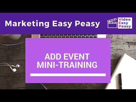 Video: How To Add An Event