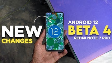 Pixel 3a Android 12 Beta 4 On Redmi Note 7 Pro | Most Beautiful OS Right Now 🔥🔥