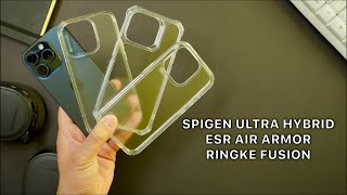 BEST CLEAR CASES iPhone 15 Pro- Spigen, Ringke & ESR Air Armor!