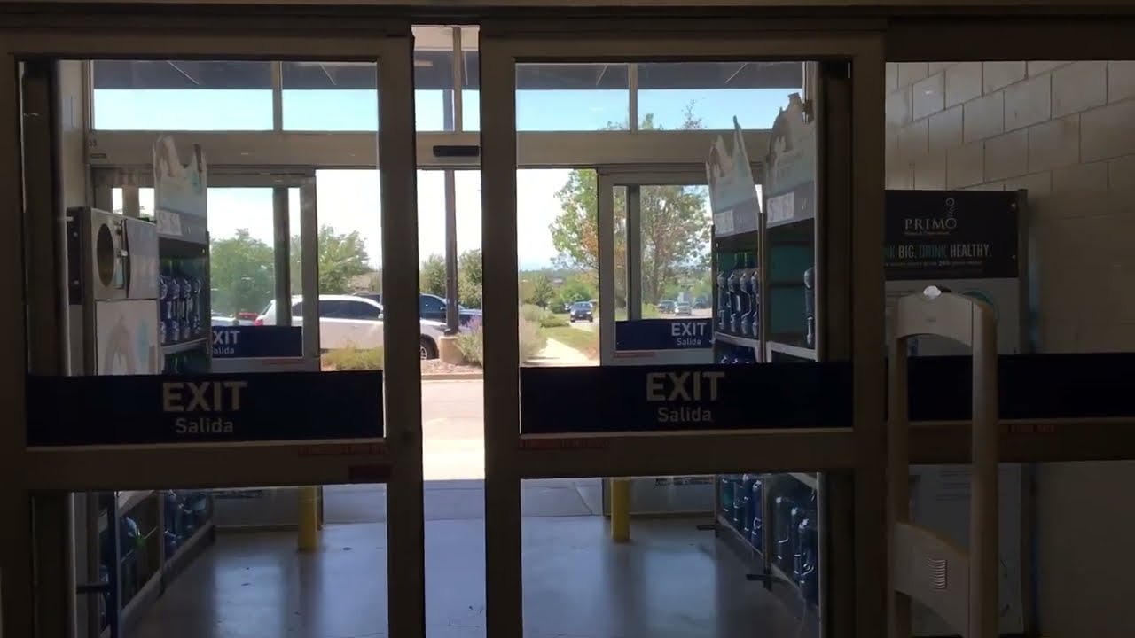 2005 Stanley automatic exit doors at Lowe’s in Parker Colorado YouTube