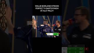 WILLIE BORLAND PERFECT 9-DARTS FINISH AT ALLY PALLY! #shorts