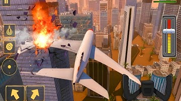 Emergency landing plane simulator | plane crash emergency landing gameplay | android gameplay 