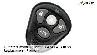 Directed Install Essentials 474T 4-Button Replacement Remote
