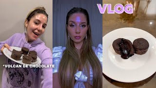 VLOG: Hago volcán de chocolate en casa, tarde de maquillaje y mas!