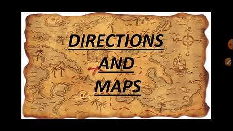 Evs 1 -  Directions and Maps -  std 4th