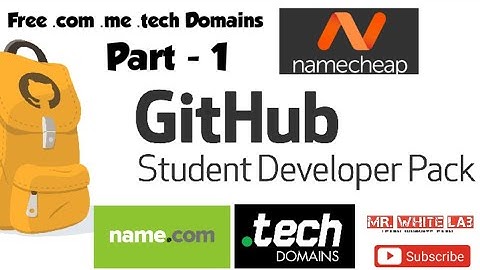 GitHub Student Developer Pack Benefits without .edu mail || Free .com .tech .me Domain || Part - 1
