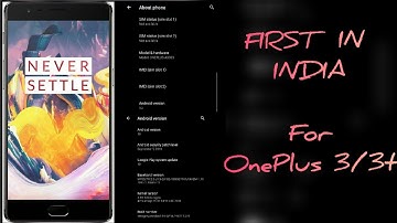 OnePlus 3/3t android 10 custom rom