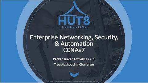 CCNAv7 - Enterprise Networking, Security, & Automation (ESNA) - Packet Tracer 12.6.1: TSHOOT #1