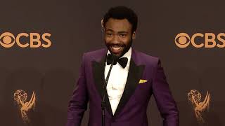 Donald Glover - Emmys 2017 - Full Backstage Interview