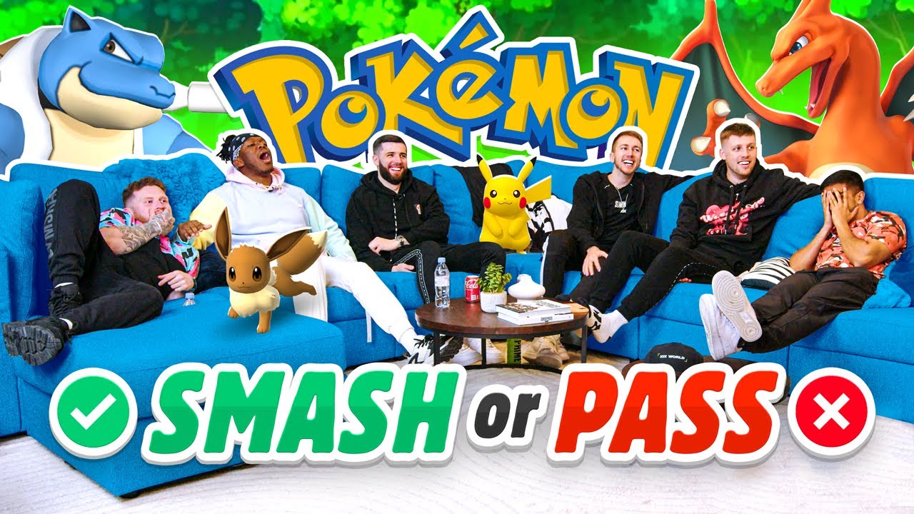 ⁣SIDEMEN POKEMON SMASH OR PASS