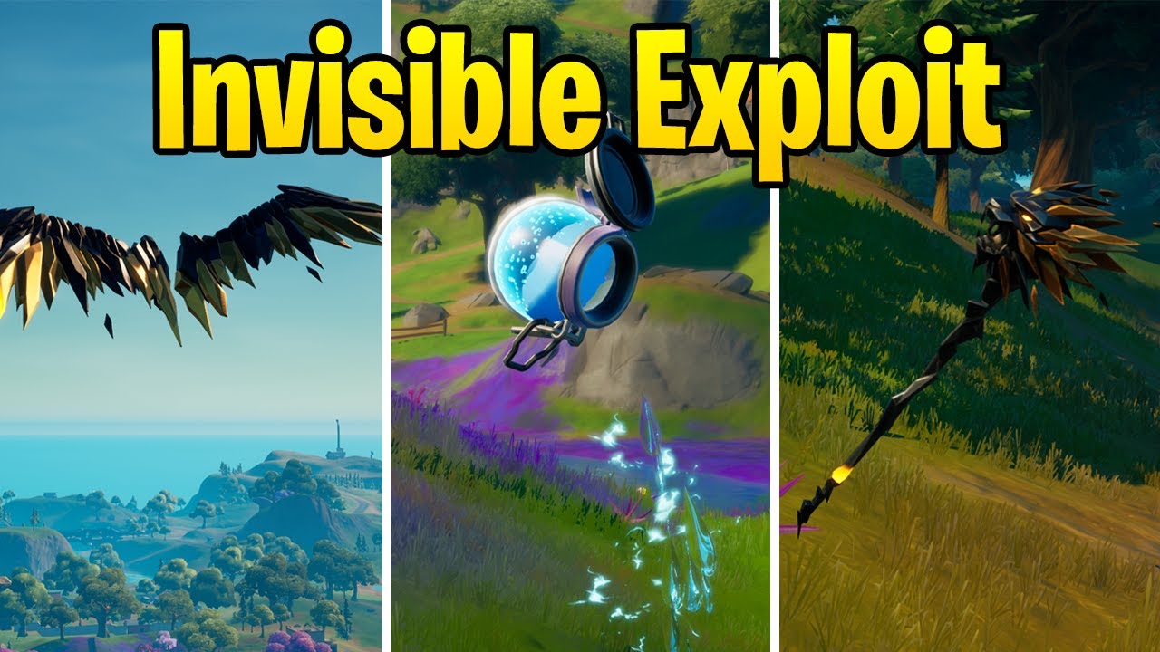 NEW INVISIBLE GLITCH IN FORTNITE YouTube