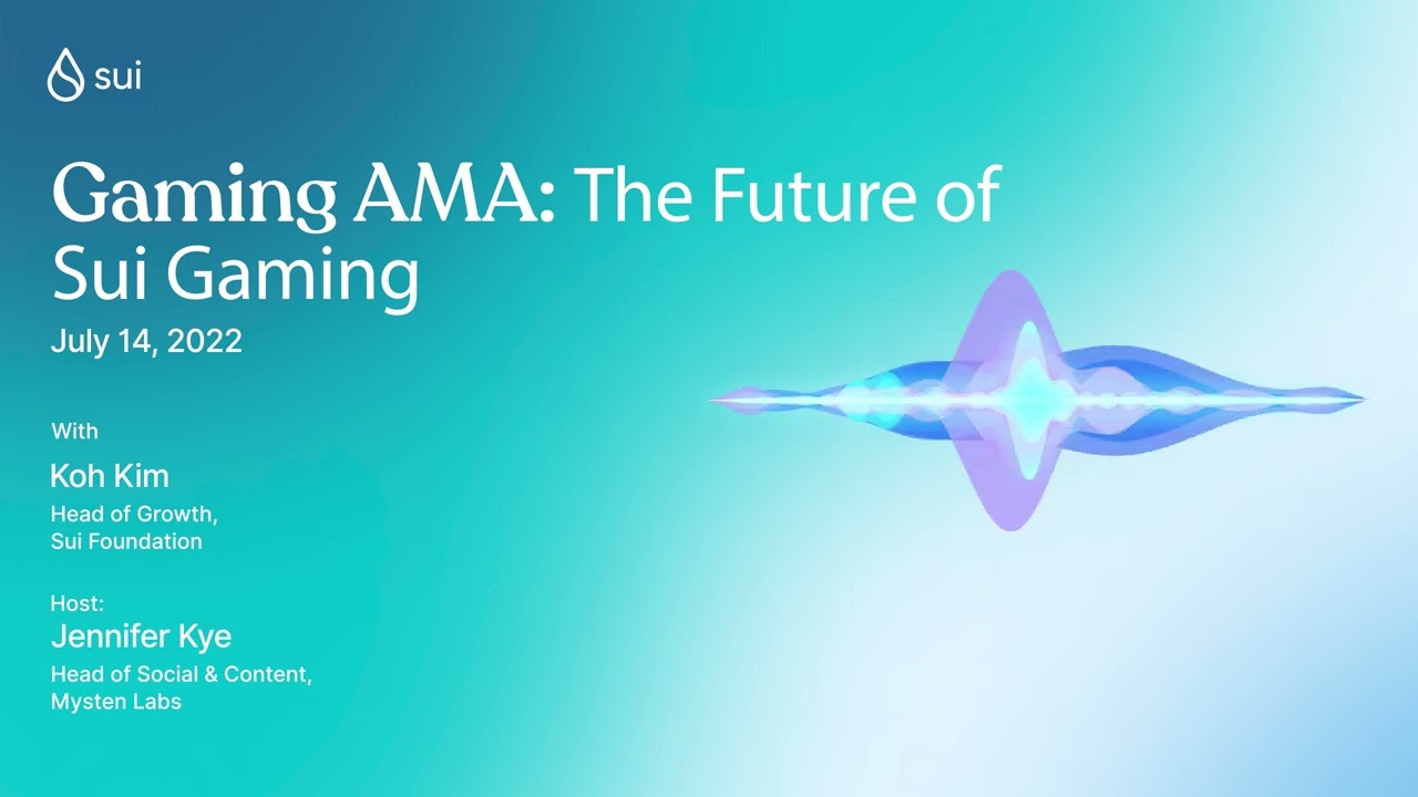 Gaming AMA: The Future of Sui Gaming