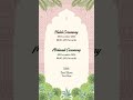 vertical Wedding invitation Edius Project-109 |Whatsapp Invitation |Edius 7-8-9-10-11 (M-9414402138)
